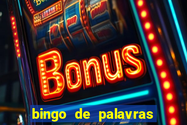 bingo de palavras de natal